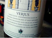 You can catch more flies with honey than …verjus?
