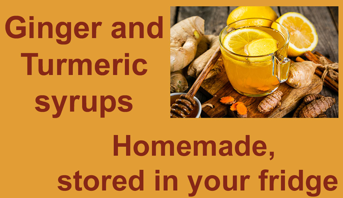 Ginger and Turmeric Syrups